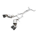 AWE Tuning cat-back exhaust installed view