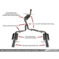 AWE Tuning exhaust installed view