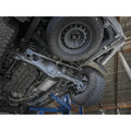 aFe cat-back exhaust installed view