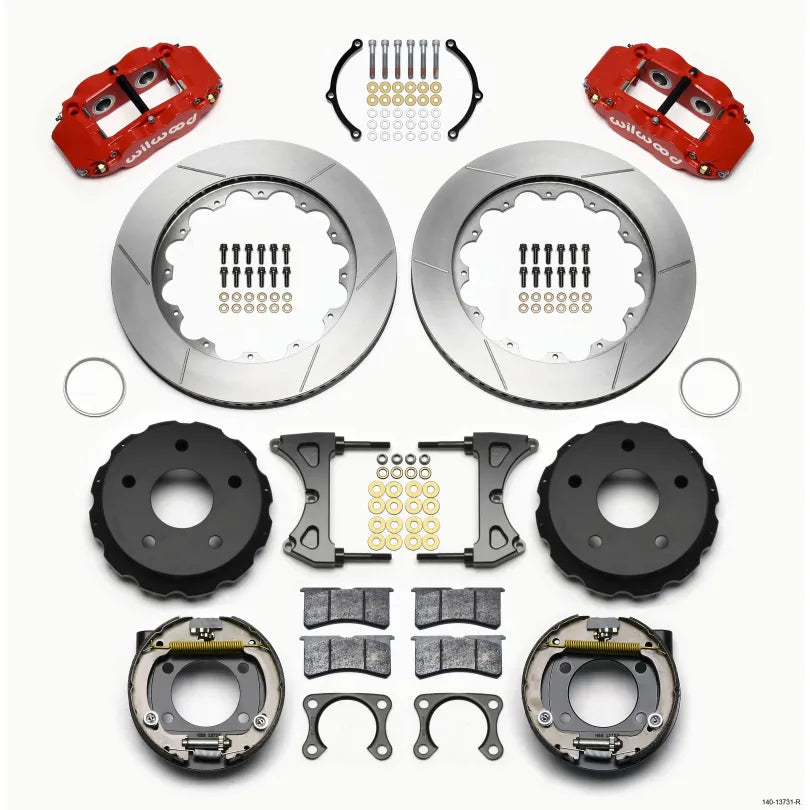 Wilwood red auto part