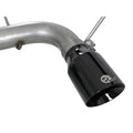 aFe cat-back exhaust installed view