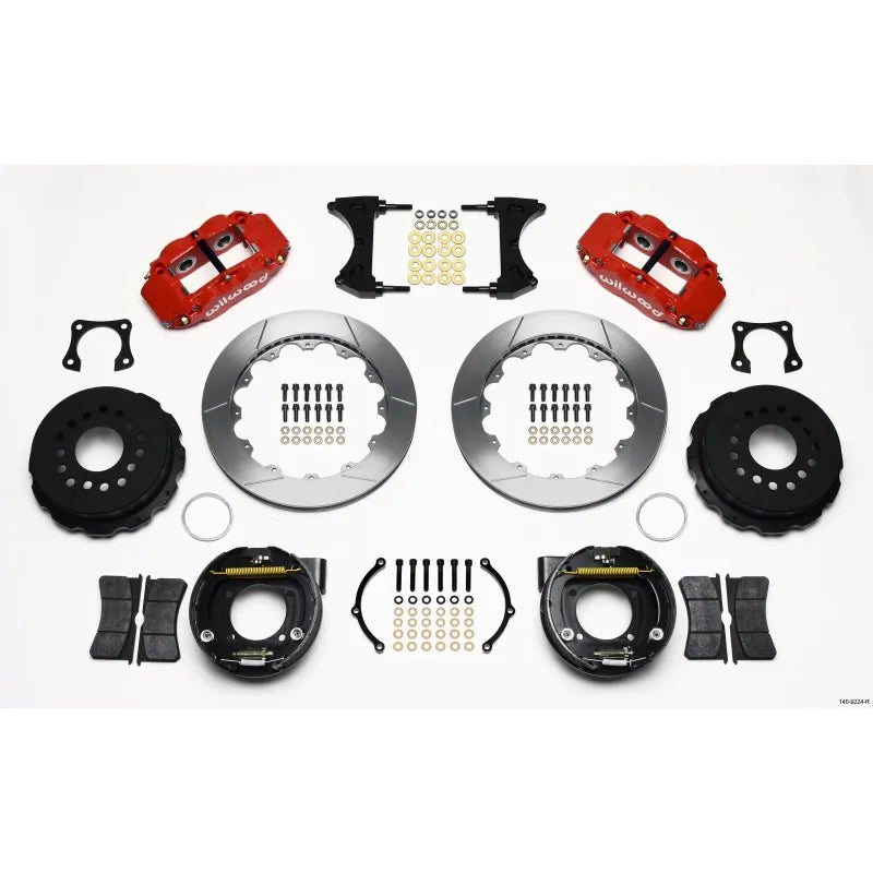 Wilwood red auto part