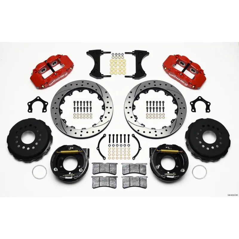 Wilwood red auto part