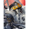 Ohlins auto part close-up