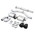 AWE Tuning cat-back exhaust close-up