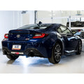 AWE Tuning cat-back exhaust installed view