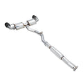 AWE Tuning cat-back exhaust close-up