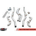 AWE Tuning exhaust installed view