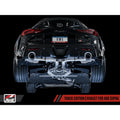 AWE Tuning exhaust detail
