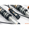 AST coilovers close-up
