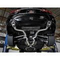 aFe cat-back exhaust installed view