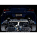 AWE Tuning cat-back exhaust detail