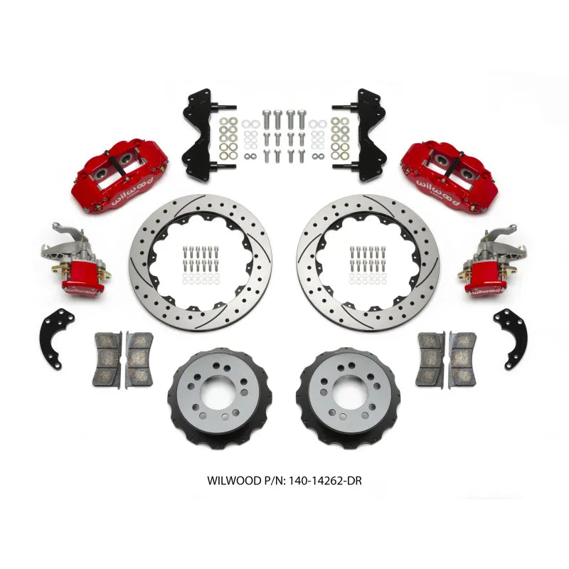 Wilwood red auto part