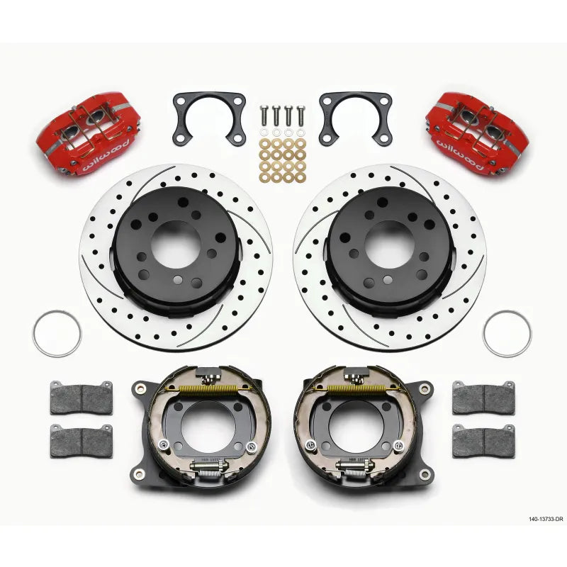 Wilwood red auto part