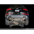 AWE Tuning exhaust installed view