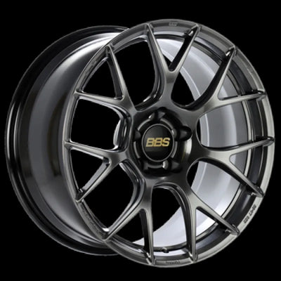 BBS black auto part