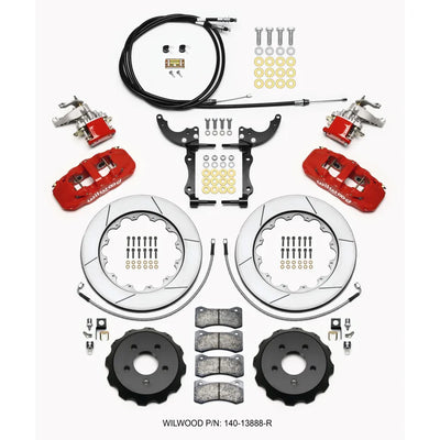 Wilwood red auto part