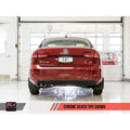 AWE Tuning exhaust installed view