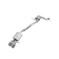 AWE Tuning exhaust installed view