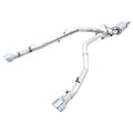 AWE Tuning cat-back exhaust detail