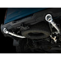 AWE Tuning cat-back exhaust installed view