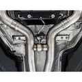 AWE Tuning cat-back exhaust detail