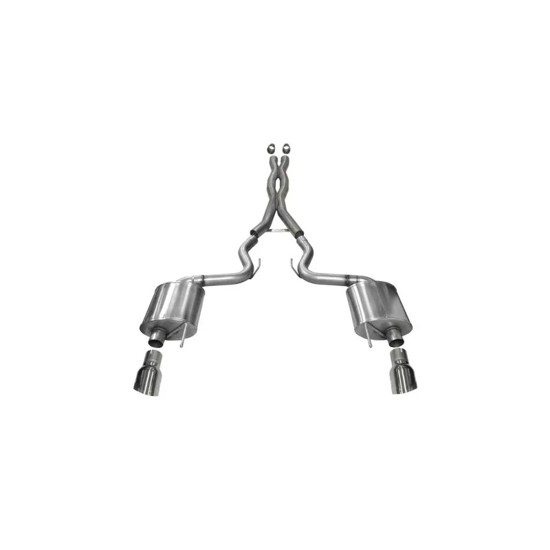 CORSA Performance polished cat-back exhaust