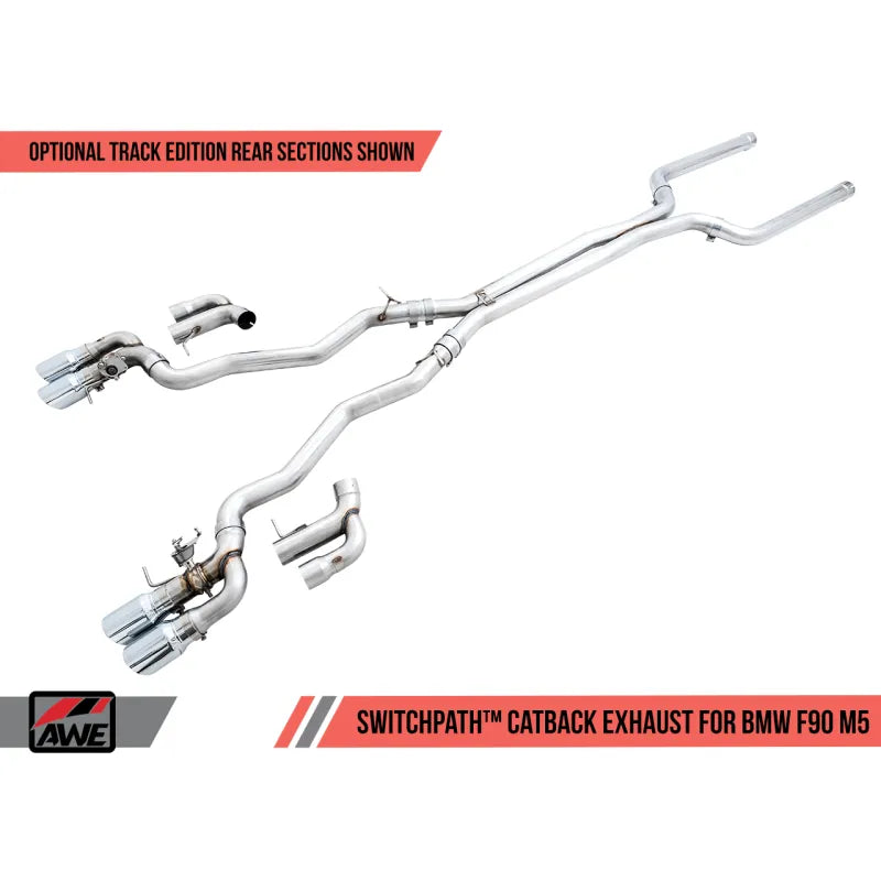 AWE Tuning silver cat-back exhaust