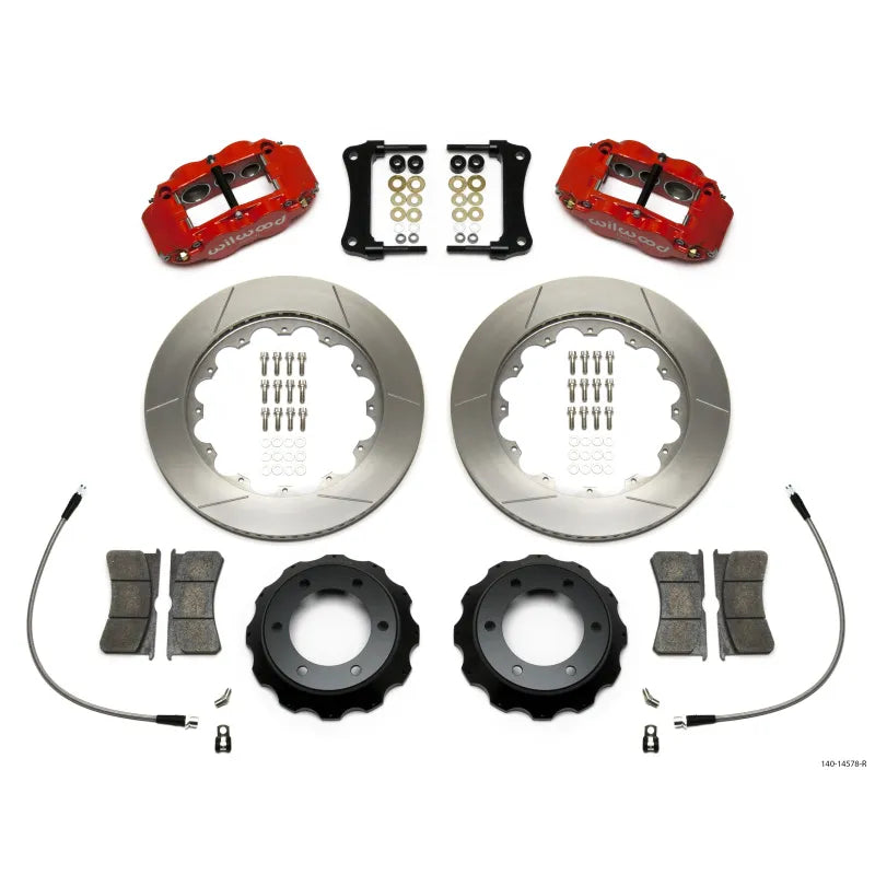 Wilwood red auto part