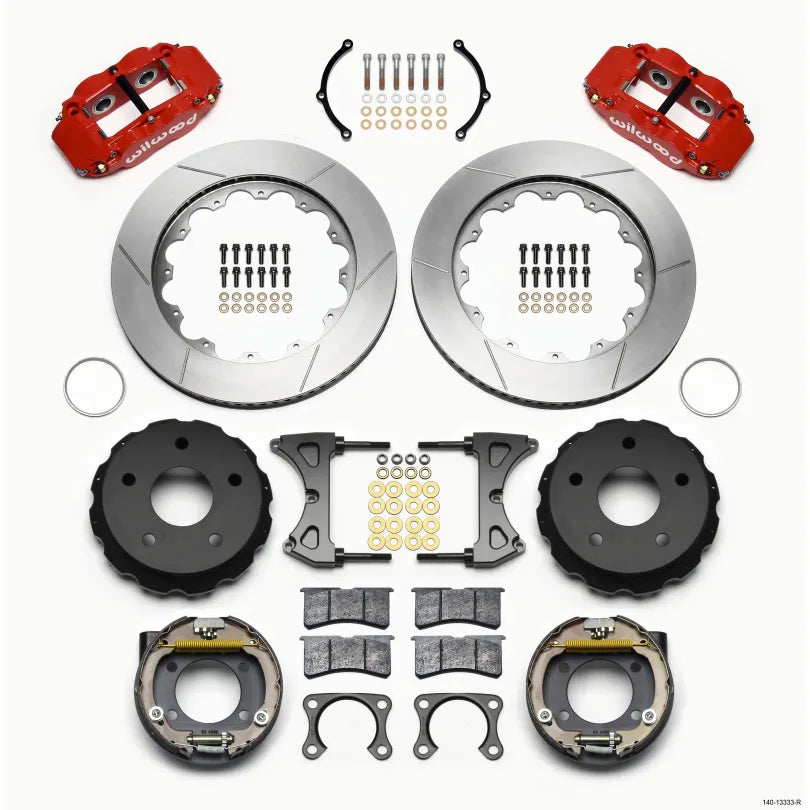 Wilwood red auto part