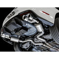 AWE Tuning cat-back exhaust detail
