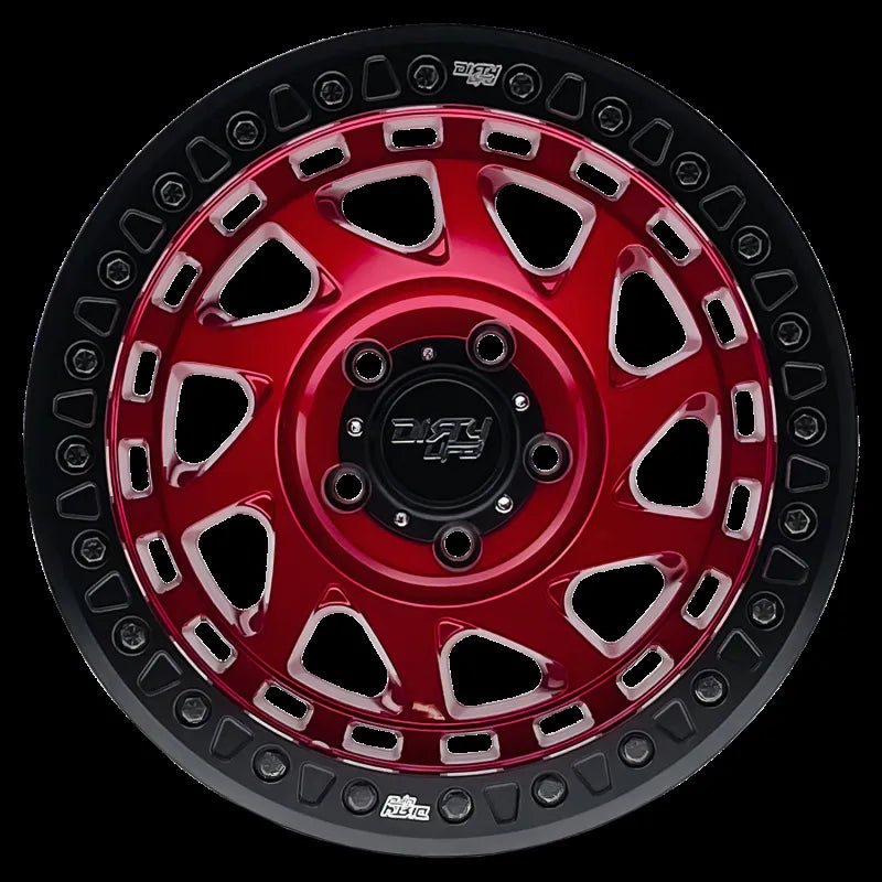 Dirty Life Wheels red auto part