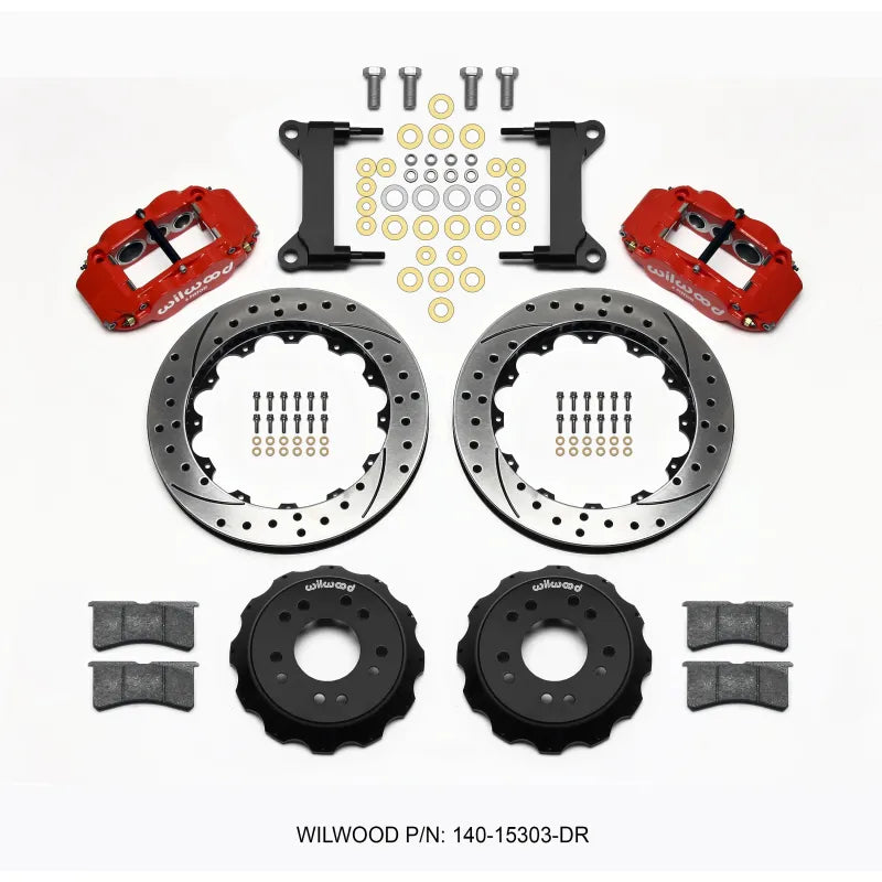 Wilwood red auto part