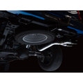 AWE Tuning cat-back exhaust installed view