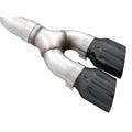 AWE Tuning cat-back exhaust close-up