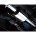 AWE Tuning cat-back exhaust detail