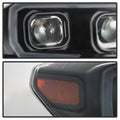 SPYDER headlights close-up
