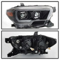 SPYDER headlights installed view