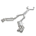 Stainless Works cat-back exhaust close-up