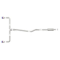 aFe cat-back exhaust installed view