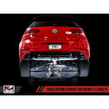 AWE Tuning exhaust installed view