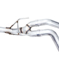 AWE Tuning cat-back exhaust installed view