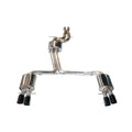 AWE Tuning exhaust installed view