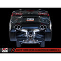 AWE Tuning axle-back exhaust close-up