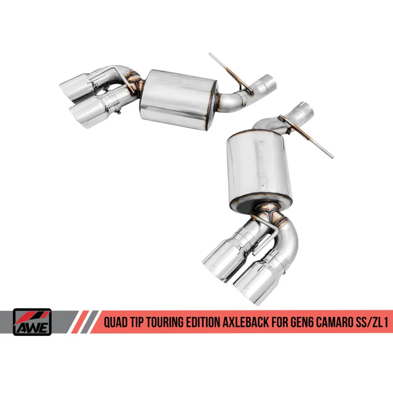 AWE Tuning silver axle-back exhaust