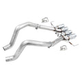 AWE Tuning axle-back exhaust installed view