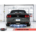 AWE Tuning axle-back exhaust installed view