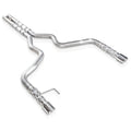 Stainless Works cat-back exhaust close-up