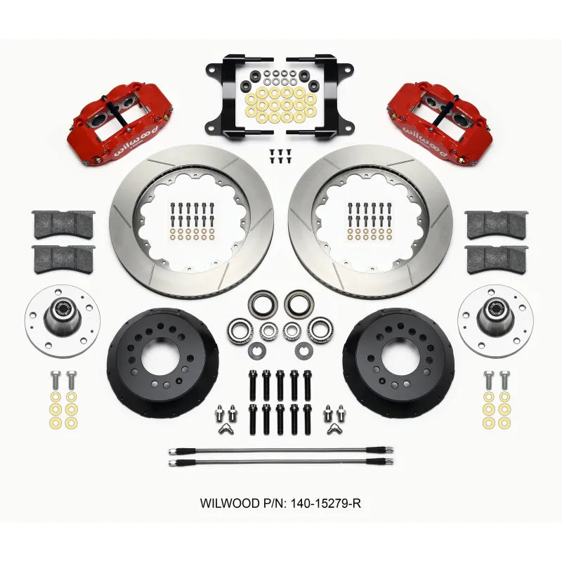Wilwood red auto part