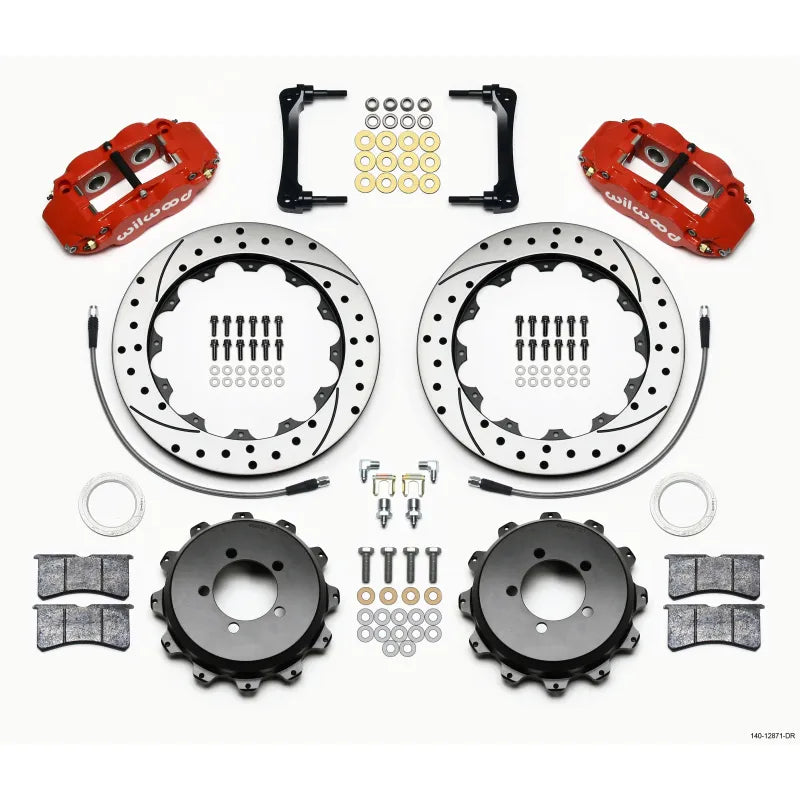 Wilwood red auto part